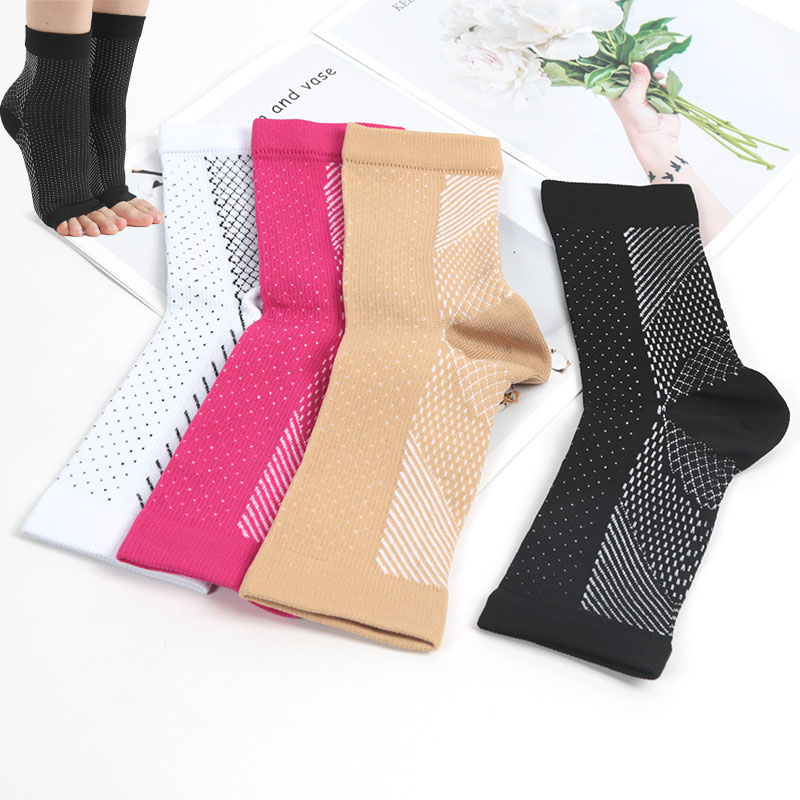 Ankle Brace Sock - Verlichting van de enkelgewrichtsondersteuning Unisex-druksokken Modieuze