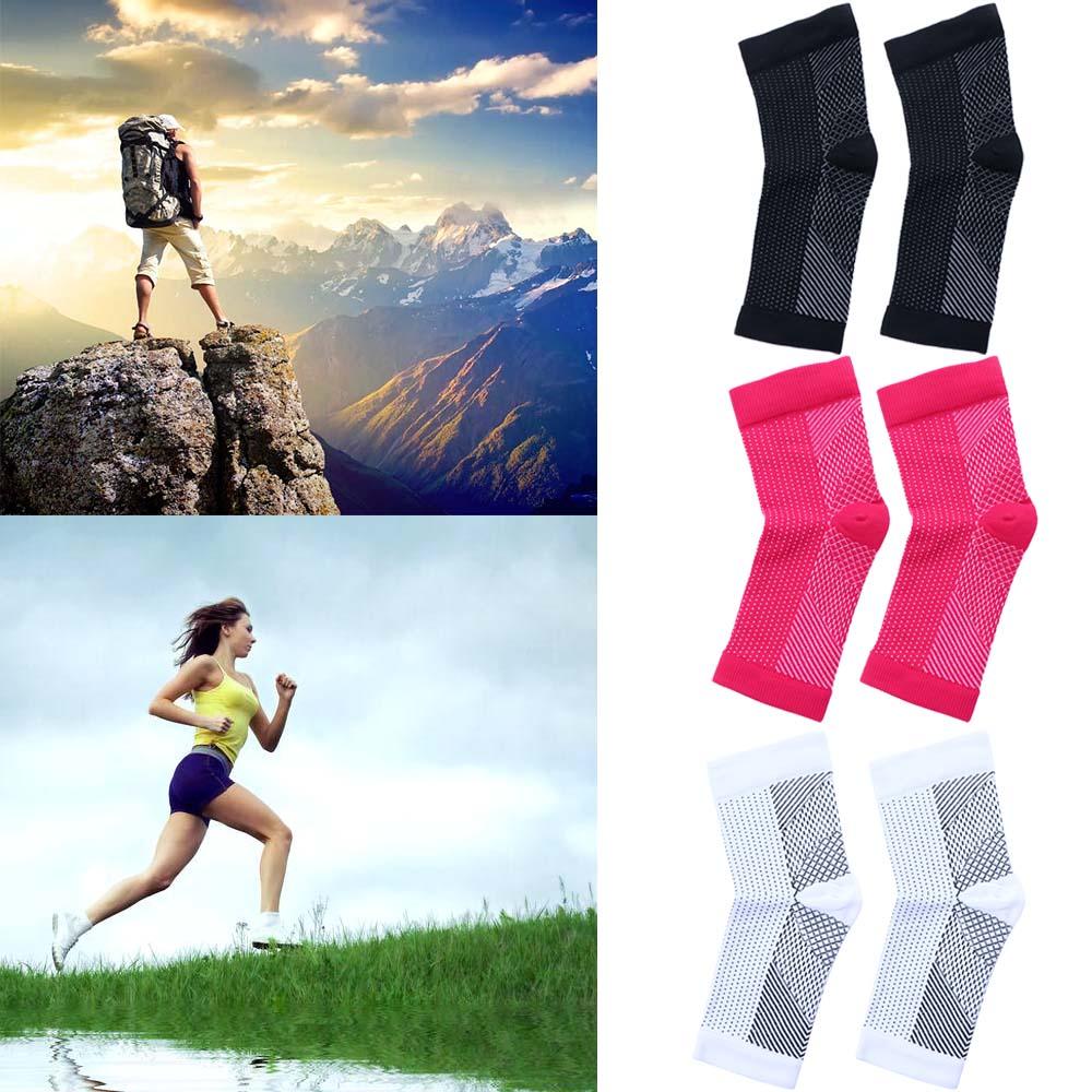 Ankle Brace Sock - Ademend hielbandage fitness hardlopen basketbal bescherming