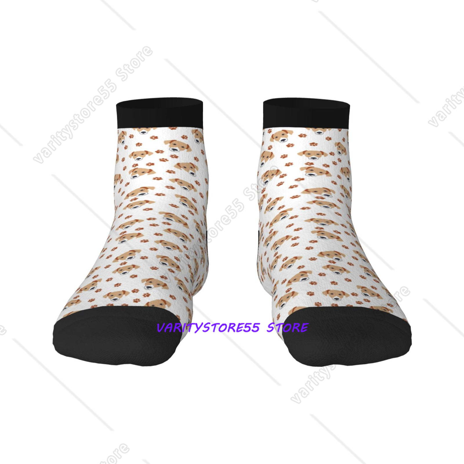 Athletic Sock Cushion - Labrador Retriever Hondenpatroon Crew Sokken Met