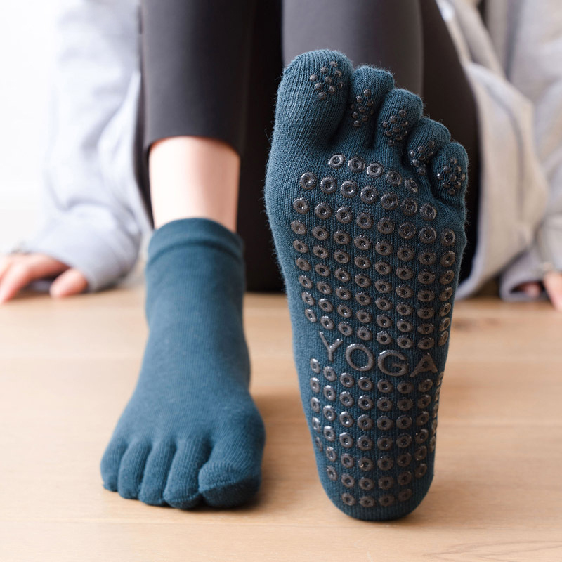 Grip Sock Yoga - Anti-Slip Vrouwen Pilates Sokken Vijf Teen