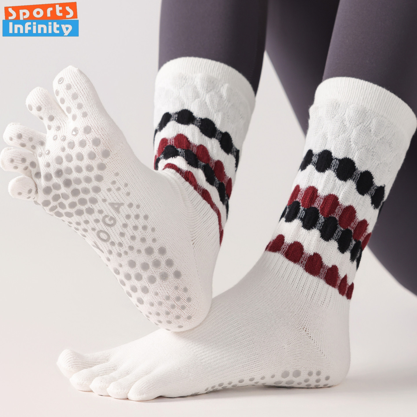 Toe Sock Split - Mode Vijf Vinger Yoga Sokken Anti