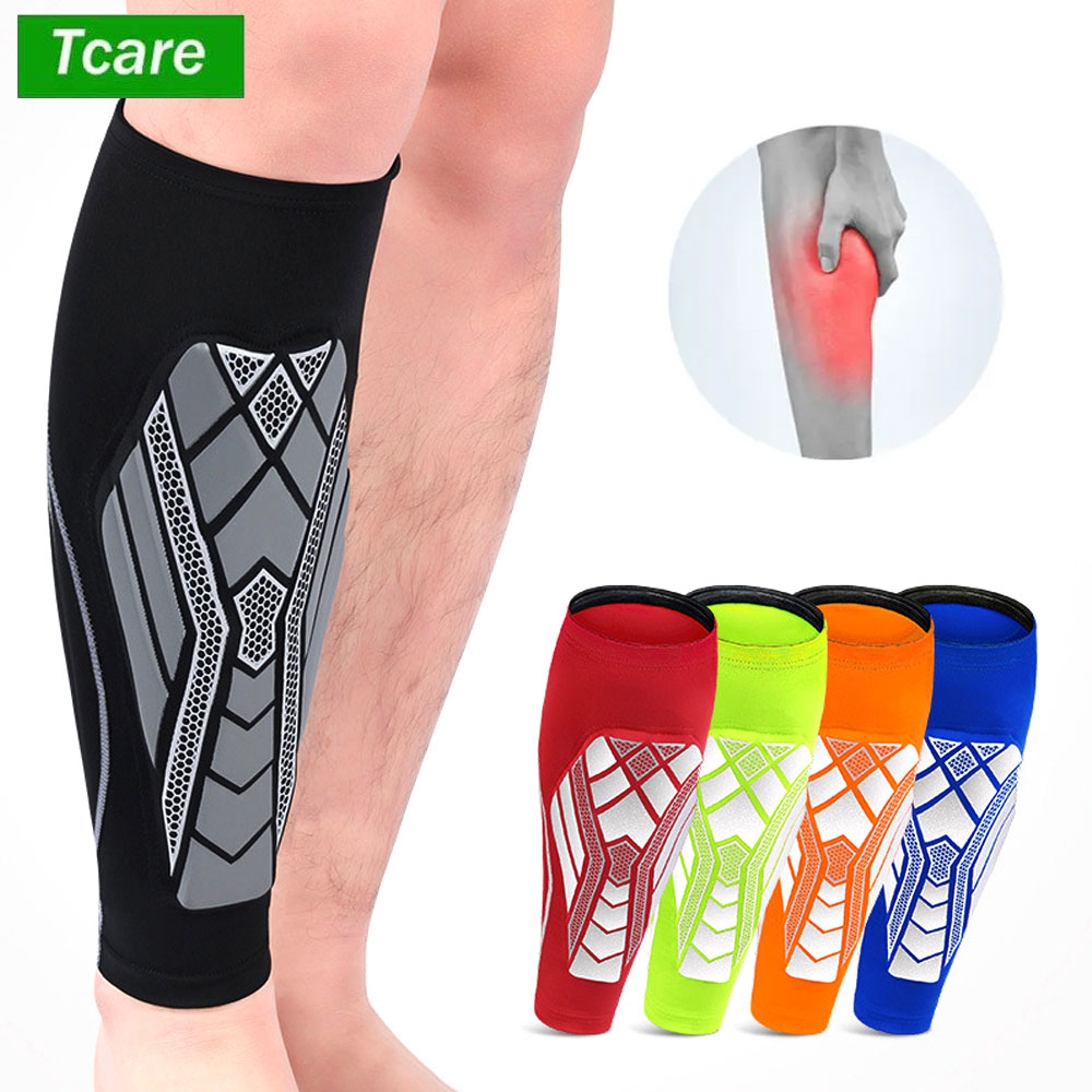 Compression Sleeve Calf - 1 stuks kuitcompressiemouwen met EVA-pad voor