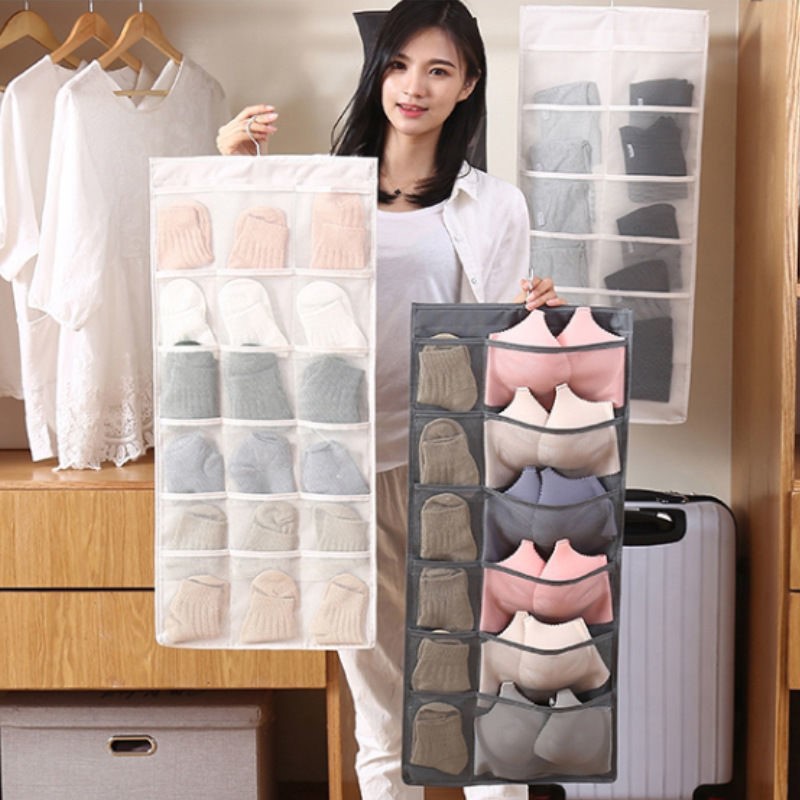 Sock Organizer Tray - Wandhangende opbergorganizer voor ondergoed en sokken,