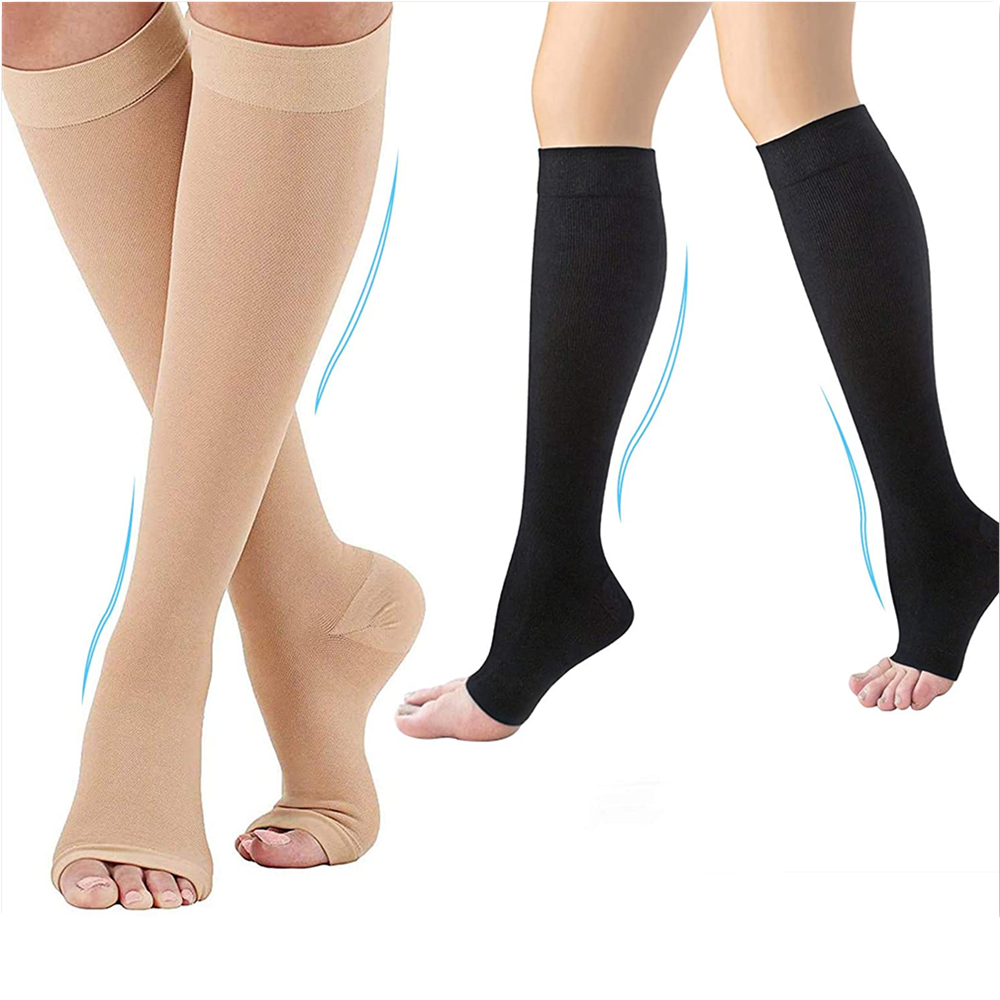 Compression Sock Medical - Compressiesokken S-XXL Medische Preventie Spataderen Toeless