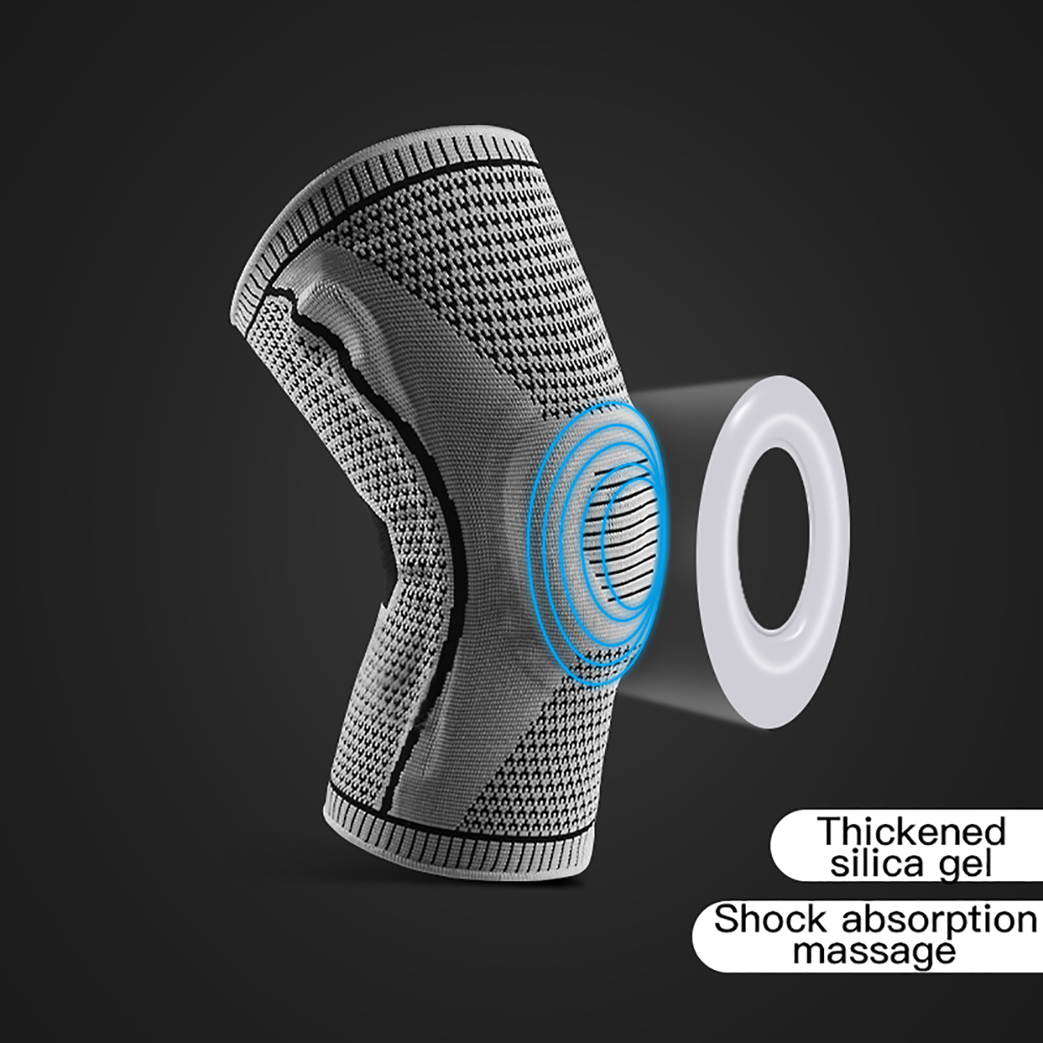Dubbele compressie knie mouw o - Compression Sleeve Calf recensie en prijs