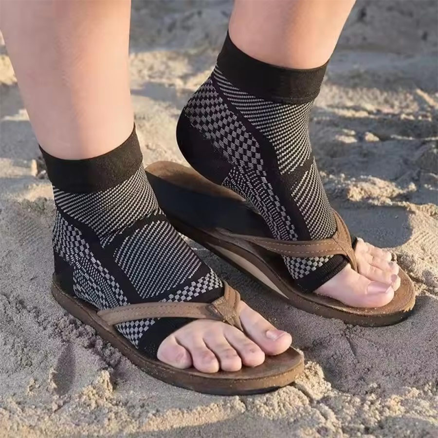 1 paar sportcompressiesokken,  - Ankle Brace Sock recensie en prijs