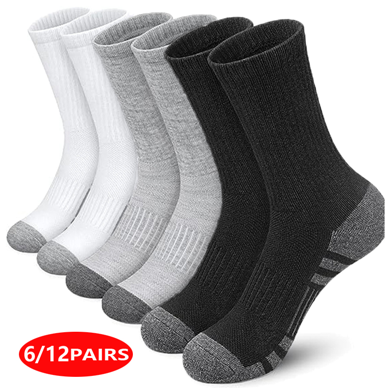Hoge prestatie sportkousen voo - Cotton Crew Sock Pack recensie en prijs