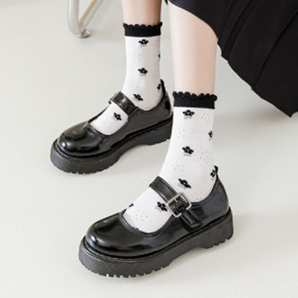 Vrouw Kant bloem korte sok dun - Invisibility Sock Loafer recensie en prijs