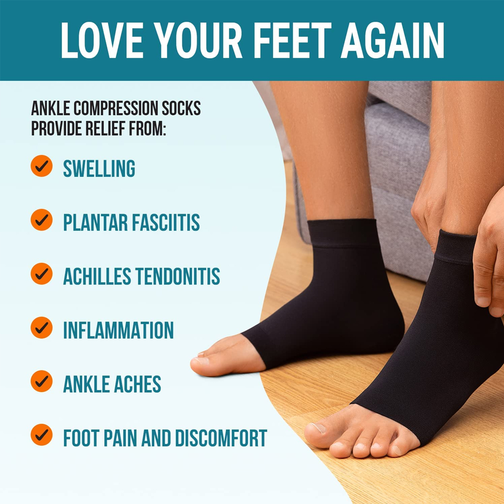 1 Paar Nano Sokken Neuropathie - Ankle Brace Sock recensie en prijs