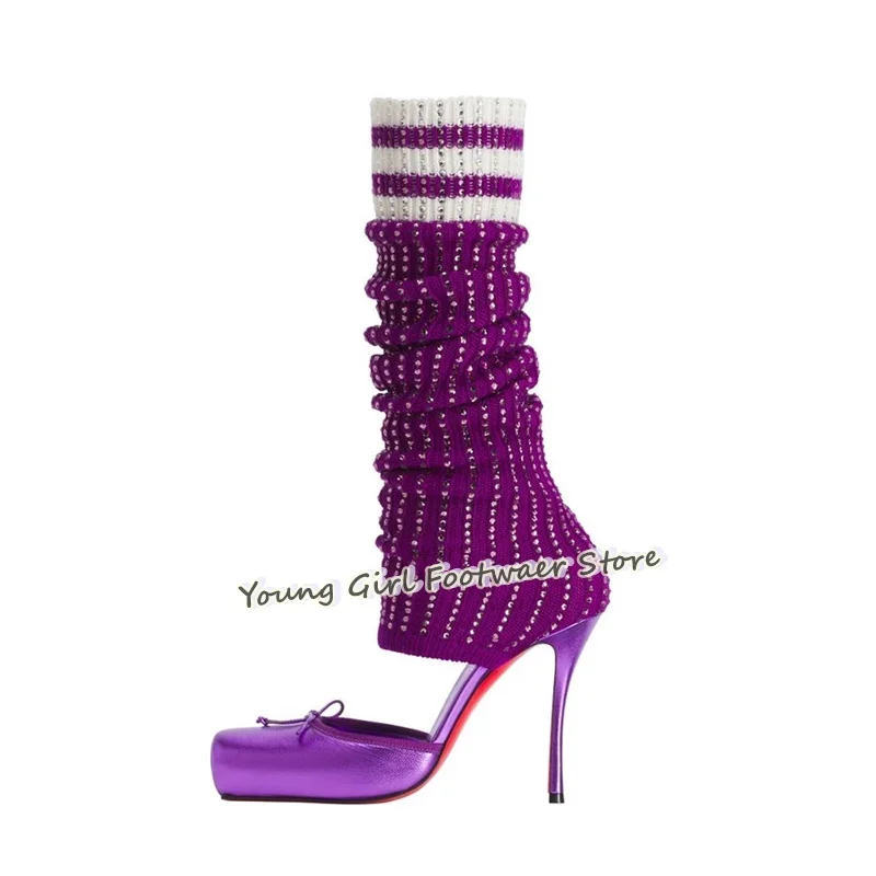 Schoenvormige stilettohakken R - Knee High Sock Women recensie en prijs