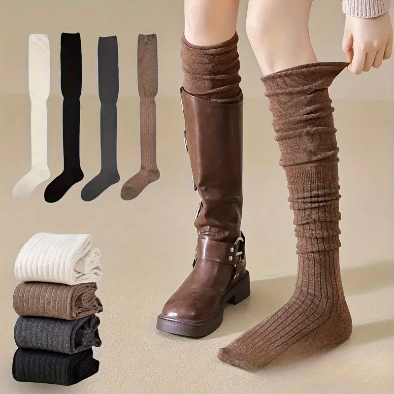 1-10Pairs Dames Over-de-Knie D - Boot Sock Slouchy recensie en prijs