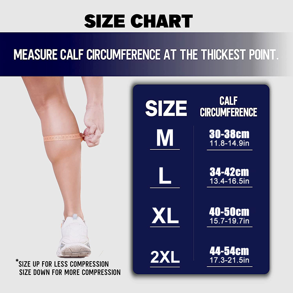 1 stuks kuitcompressiemouwen m - Compression Sleeve Calf recensie en prijs