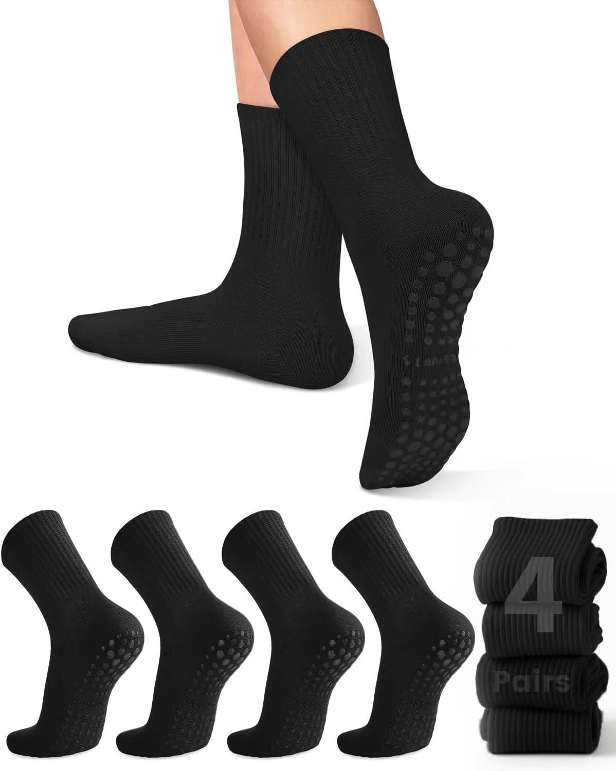 4 paar yogasokken voor dames,  - Grip Sock Yoga recensie en prijs