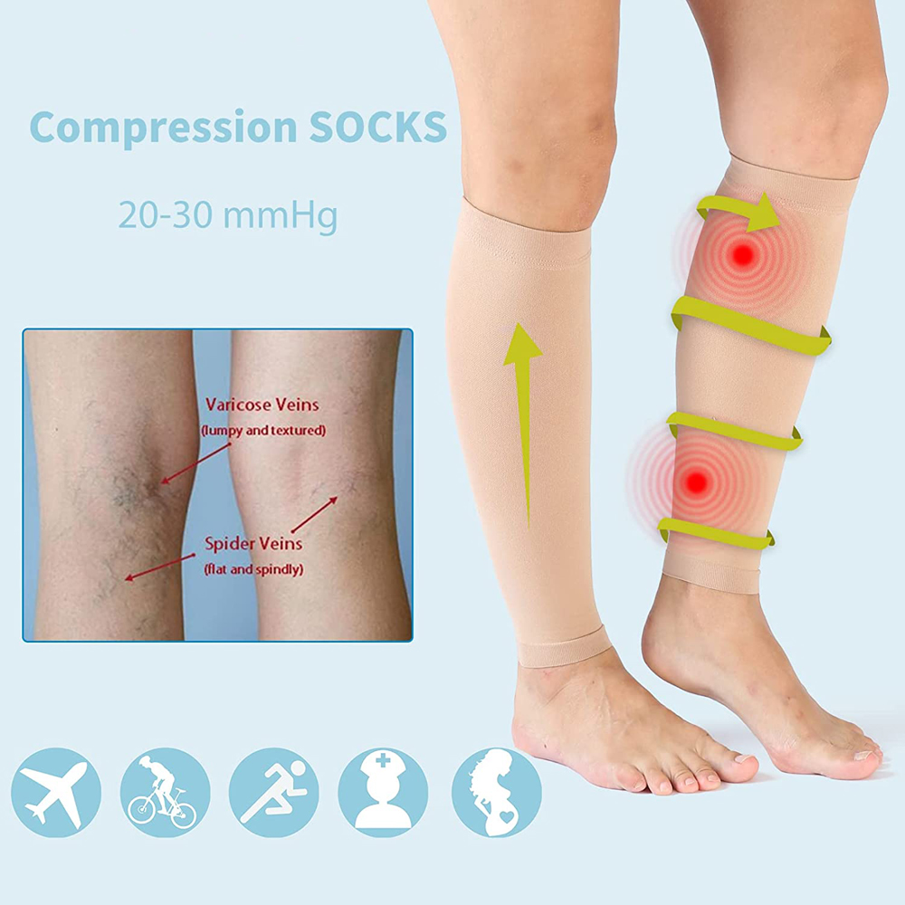 1 paar Kalf Compressie Mouw Be - Compression Sleeve Calf recensie en prijs