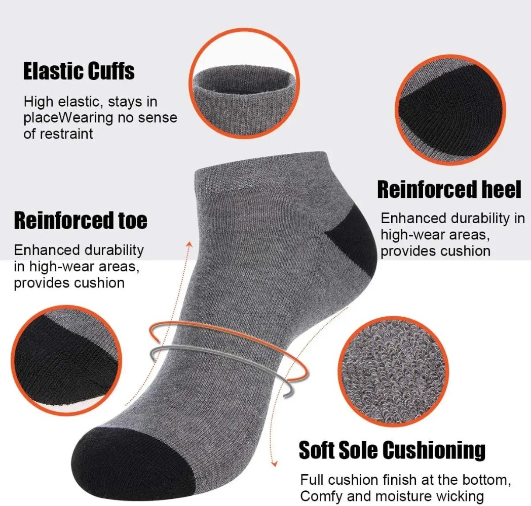 1-10Pairs Ademende Heren Zomer - Ankle Sock Low Cut recensie en prijs