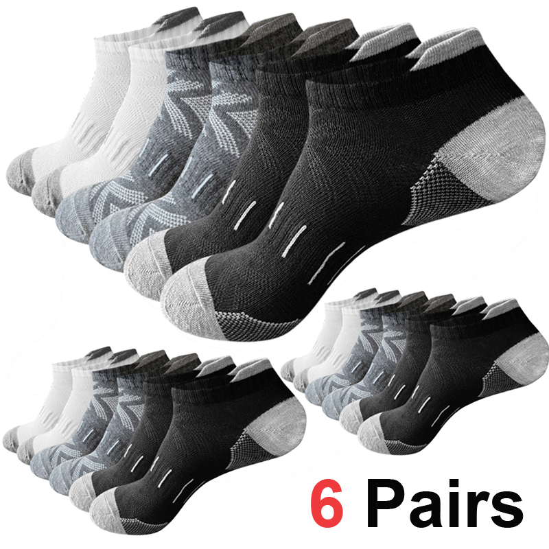 6/12 paar gevoerde atletische  - Athletic Sock Cushion recensie en prijs