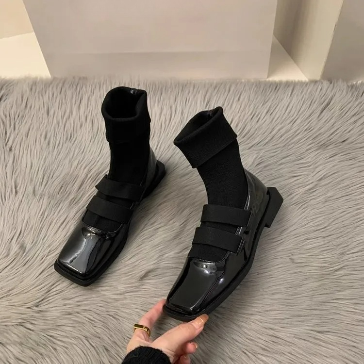 Britse stijl vierkante gebreid - No Show Sock Women recensie en prijs