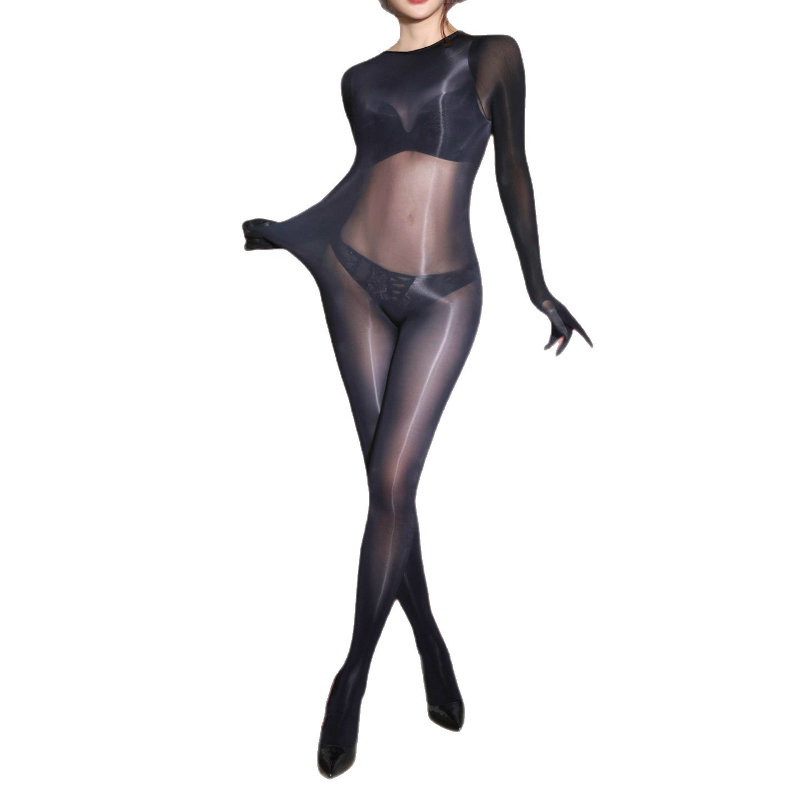 Sexy jumpsuit met 5D olieglans - Tights Pantyhose Sheer recensie en prijs
