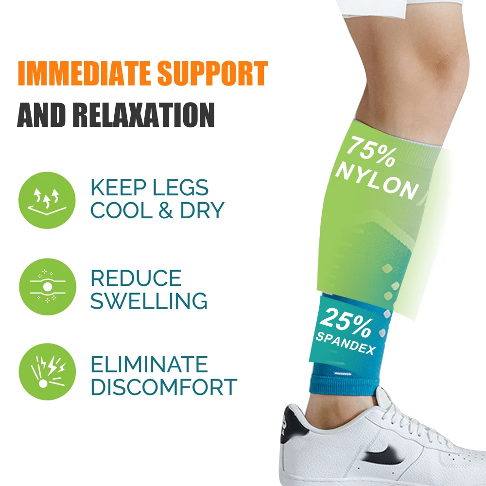 1 Paar Kuitcompressiehuls Voor - Compression Sleeve Calf recensie en prijs
