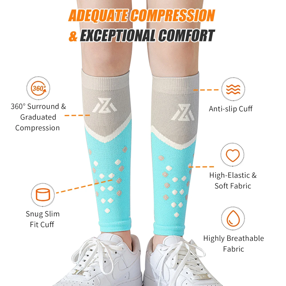 1 Paar Kuitcompressiehuls Voor - Compression Sleeve Calf recensie en prijs
